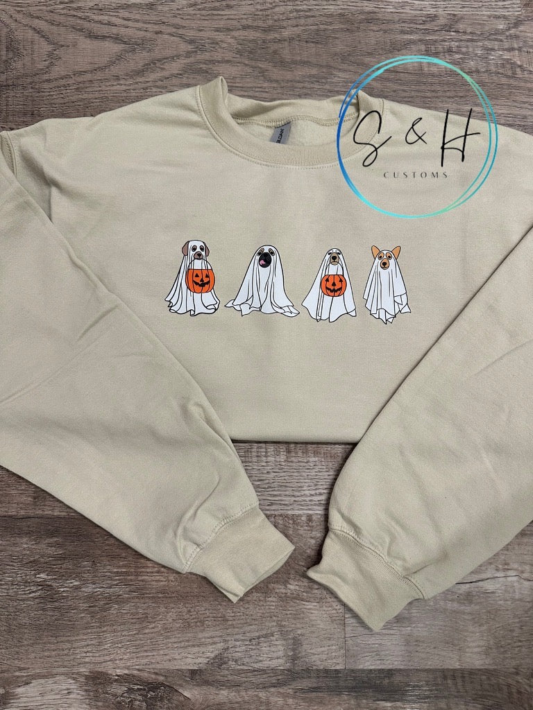 Puppy Halloween (Crew Neck)